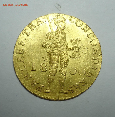 Монета Нидерланды 1 дукат 1800 года - 10.JPG