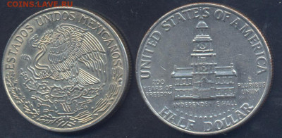 США 50 центов 1976 г.25.11.2025 г. 22 -00 МСК. - Мексика