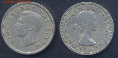 Новая Зеландия 1 шиллинг 1964 г. 25.11.2025 г. 22 -00 МСК. - Н.З. шиллинг1