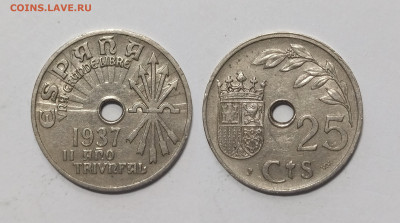 Испания 25 сентимос 1937 года - 26.11 - IMG_20251121_173251