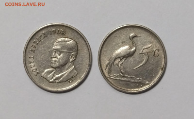 ЮАР 5 центов 1968 года Чарльз Сварт - 26.11 - IMG_20251121_074432