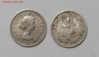 Родезия и Ньясаленд 3 пенса 1963 г - 26.11 - IMG_20251121_075549