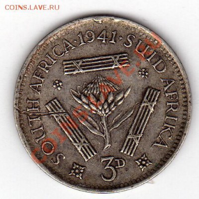 Ag Ю.Африка 3 пенса 1941 до 27.02-22ч (1763) - img578