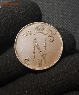 Николай II РУССКАЯ ФИНЛЯНДИЯ 5 ПЕННИ 1915 года До 30.11 - 20250717_214842