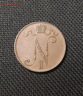 Николай II РУССКАЯ ФИНЛЯНДИЯ 5 ПЕННИ 1915 года До 30.11 - 20250717_214749