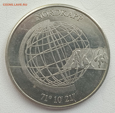 Nordkapp, Silver dollar's и медный жетон с узорами - IMG_20251124_131222
