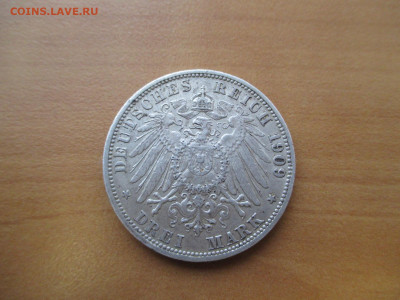 Германия.3 марки.1909 J   27.11 - IMG_0184.JPG