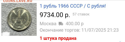 1 рубль 1966 на оценку. - _20251125_220345.JPG