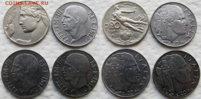 Италия 1920-1942 (10 монет). До 01.12.25 22-00 - 2