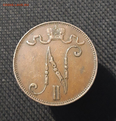 Николай II РУССКАЯ ФИНЛЯНДИЯ 5 пенни 1906 года До 02.12 - 20250714_221049