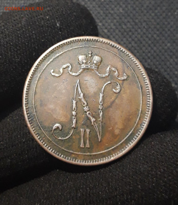 Николай II РУССКАЯ ФИНЛЯНДИЯ 10 ПЕННИ 1915 года До 02.12 - 20250713_214847