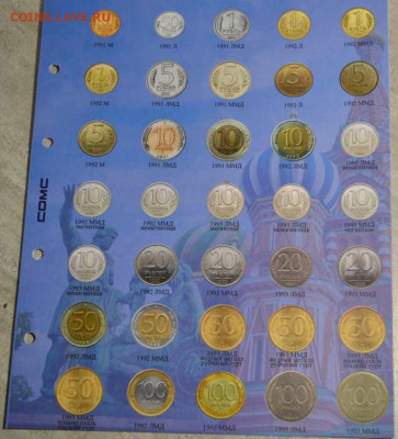 К-т цветных разделителя с листами - Разделитель 191-1993 г.-1