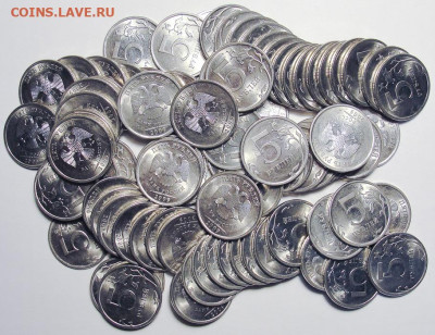 5 руб.2009сп.нечастые-180шт. - 5р.09с.магн.