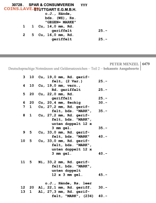 Платёжный жетон города Штутгарт 20 марок - Screenshot 2025-11-26 at 22.20.22