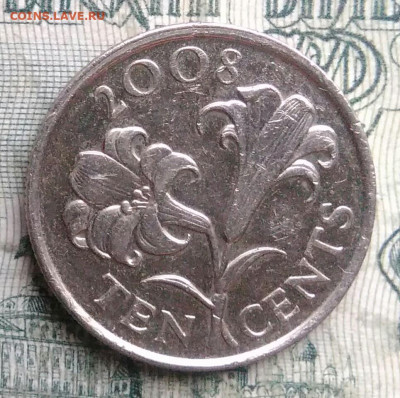 Бермуды 10 центов 2008 года до 01.12.2025 - IMG_20251126_214225