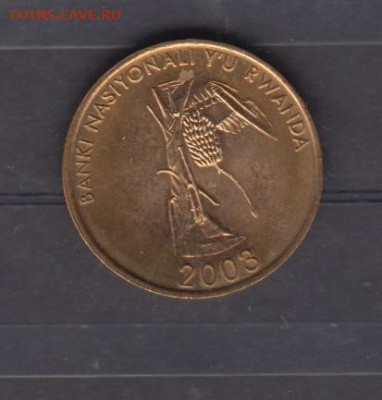 Руанда 2003 10 франков ( без оборота) до 02 12 - 42