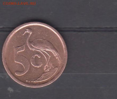 ЮАР 1997 5с (цапля) до 02 12 - 209