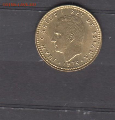 Испания 1975(78) 1 песета ( блеск) до 02 12 - 213