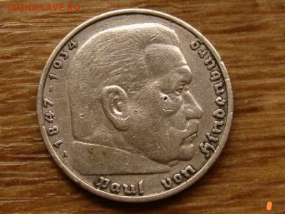 Германия 5 марок 1936 А до 01.12 в 22.00М - IMG_6520_edit_403100831531697