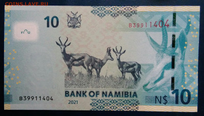 Намибия 10 долларов 2021 года до 01.12.2025 - IMG_20251127_221300