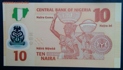 Нигерия 10 найра 2019 года до 01.12.2025 - IMG_20251127_224115