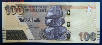 Зимбабве 100 долларов 2020 года до 01.12.2025 - IMG_20251127_224343