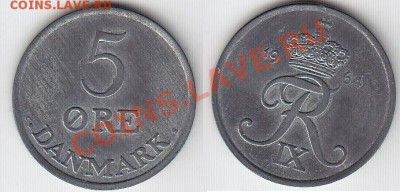 Дания Цинк 5 эре 1966 до 28.02.12 22:00 - 1