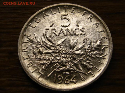Франция 5 франков 1964 до 02.12 в 22.00М - IMG_6537.JPG