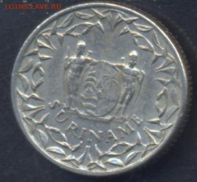 Суринам 10 центов 1966 г.  30.11.2025 г. 22 -00 МСК. - Суринам1