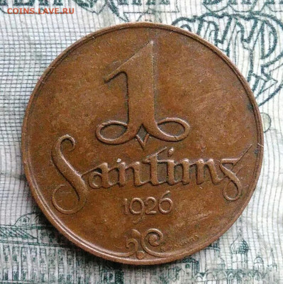 Латвия 1 сантим 1926 года до 01.12.2025 - IMG_20251129_011452