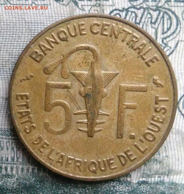 Западная Африка 5 франков 1970 года до 01.12.2025 - IMG_20251126_213935