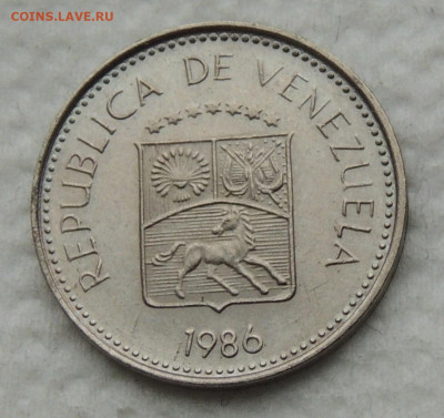 Венесуэла 5 сентимо 1986 №3 до 3.12.2025 - Венесуэла 5 сентимо 86.3 .JPG
