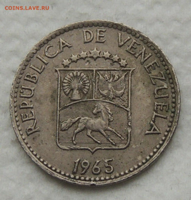 Венесуэла 5 сентимо 1965 до 3.12.2025 - Венесуэла 5 сентимо 65 .JPG