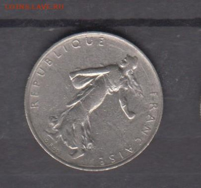 Франция 1961 1 франк до 04 12 - 551а