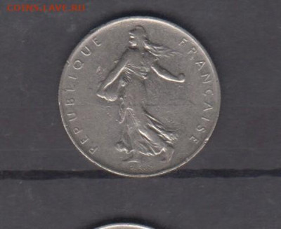 Франция 1968 1 франк до 04 12 - 554а