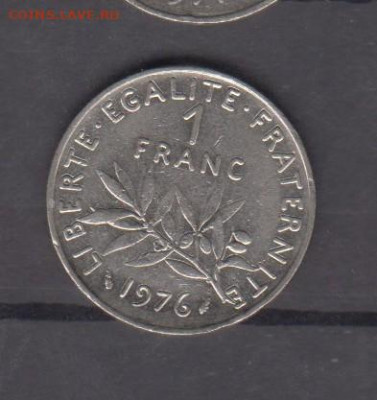 Франция 1976 1 франк до 04 12 - 562