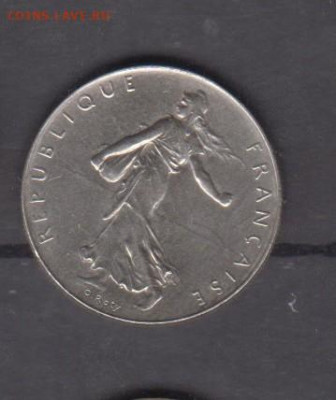 Франция 1977 1 франк до 04 12 - 563а