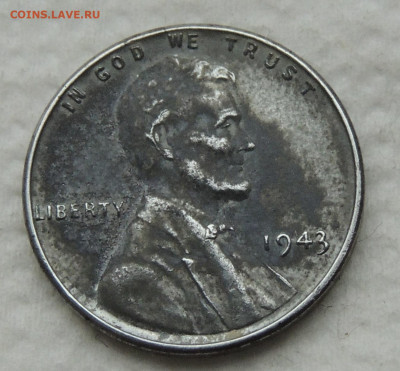 США 1 цент 1943 до 3.12.2025 - США 1 цент 1943 .JPG