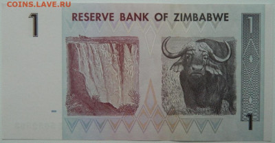 Зимбабве 1 доллар 2007 г. С рубля! до 04.12.25 - DSCN9290.JPG