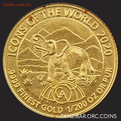 ЗАНИМАТЕЛЬНАЯ НУМИЗМАТИКА - Руанда 2021 слон_1080