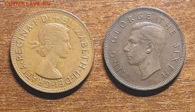 Австралия и Новая Зеландия, 1 пени 1958,1951 гг до 06.12. - 20251130_134004