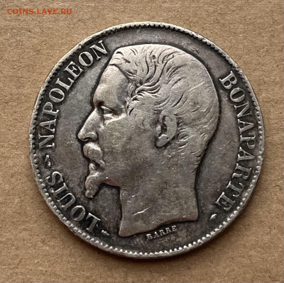 5 франков 1852г - IMG_8882