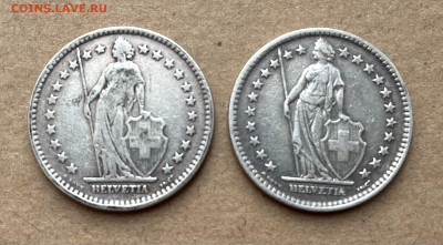 2 франка 1914г 1941г Швейцария. - IMG_8880
