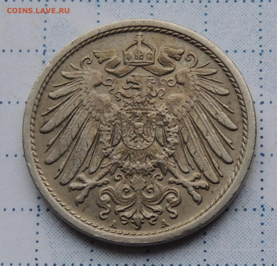 Германия 10 пфеннигов 1914 до 3.12.2025 - Германия 10 пфеннигов 1914 .JPG