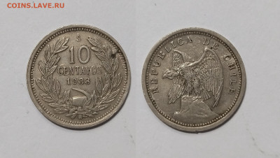 Чили 10 сентавос 1938 года - 2.12 - IMG_20251121_075849