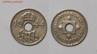 Британская Новая Гвинея 3 пенса 1944 г Георг VI №1 - 2.12 - IMG_20251121_075648