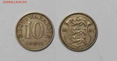 Эстония 10 сенти 1931 года - 2.12 - IMG_20251121_080802