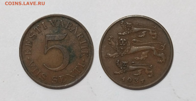 Эстония 5 сенти 1931 года - 2.12 - IMG_20251121_080821