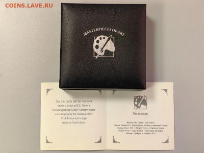 20дол 2013 О-ва Кука Леди Годива. Д.Кольер,Ag999, до 07.12 - Х 2013 Леди Годива-4