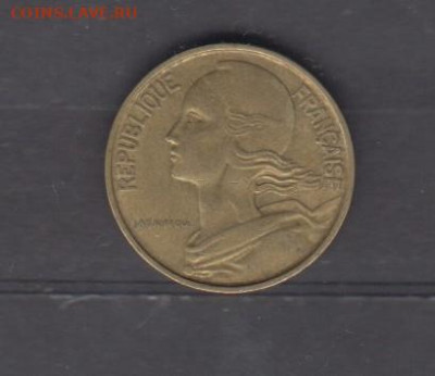 Франция 1970 10 сантимов до 06 12 - 631а